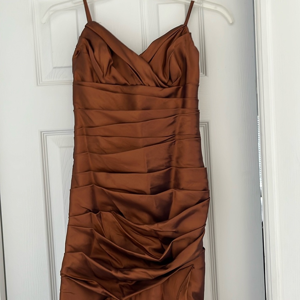 Brown’s bridesmaids dress worn once